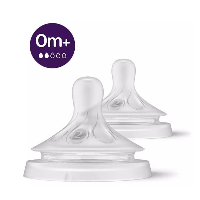 Philips Avent Natural Response Dinapp Flöde 2 (0m+) 2 st