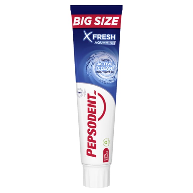 Pepsodent Tandkräm X-Fresh Aquamint 125 ml