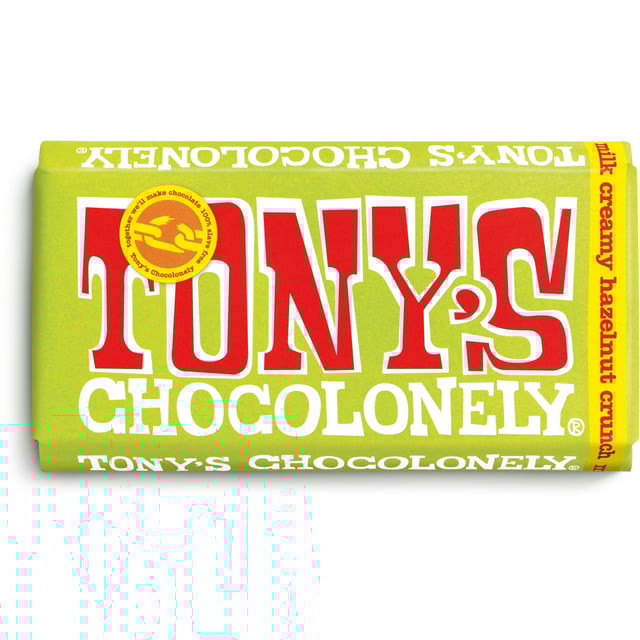 Tony´s Chocolonely Hasselnöt Crunch 180g
