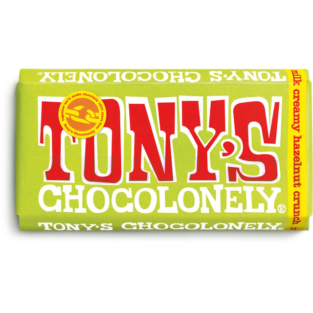 Tony´s Chocolonely Hasselnöt Crunch 180g