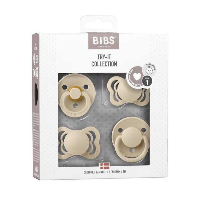 BIBS Try-it Collection Size 1 Vanilla 1 set