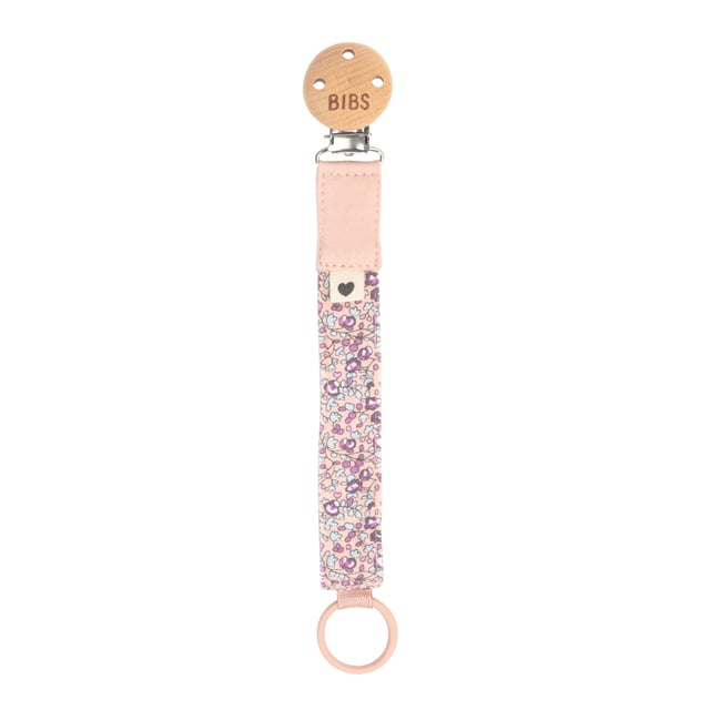 BIBS x Liberty Pacifier Clip Eloise Blush 1st