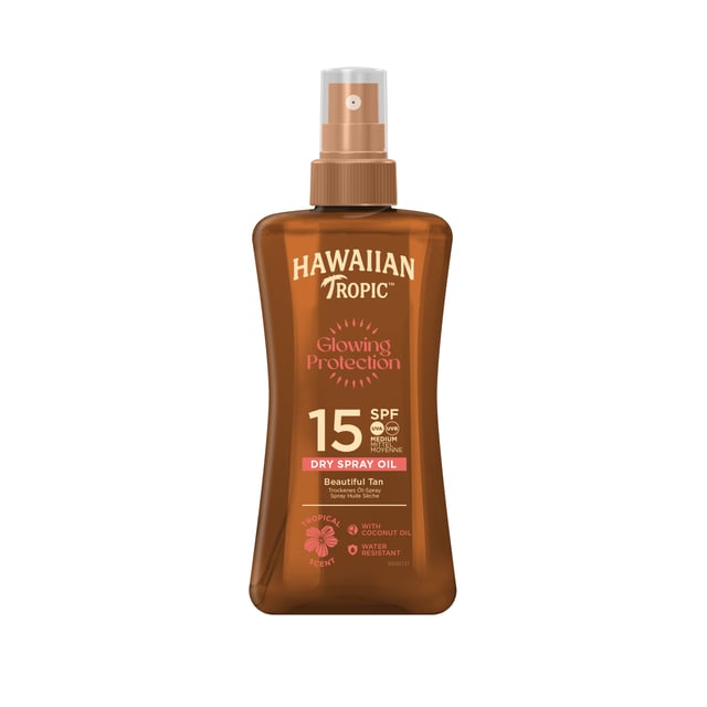 Hawaiian Tropic Protective Dry Spray Oil SPF15 200 ml