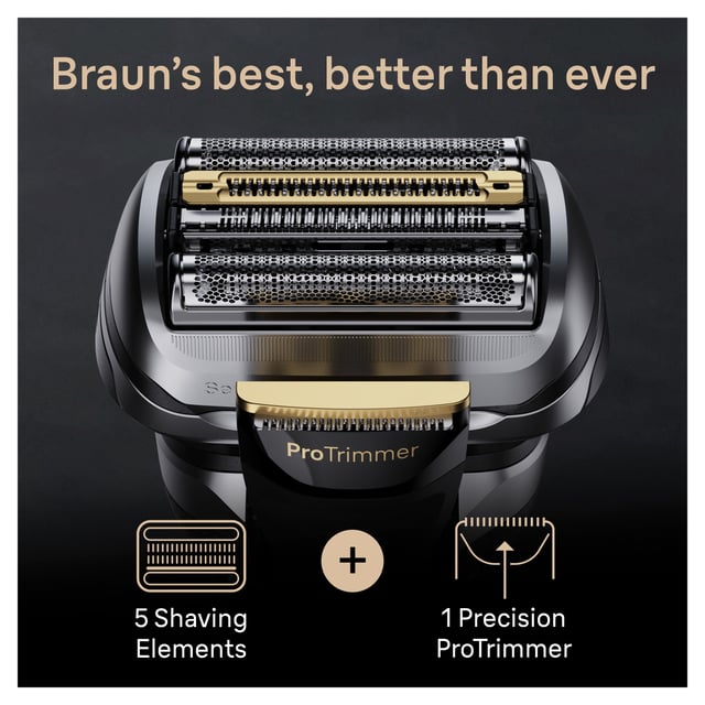 Braun Series 9 PRO+ Rakapparat & Laddningsstativ Wet & Dry 9515s Grafit 1 st