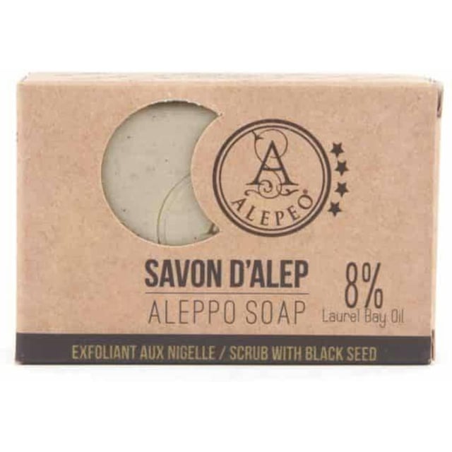 Aleppotvål 8% Scrub 100g