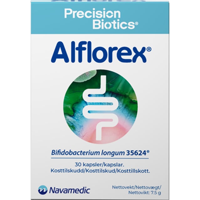 Alflorex Bifidobakterier 30 kapslar