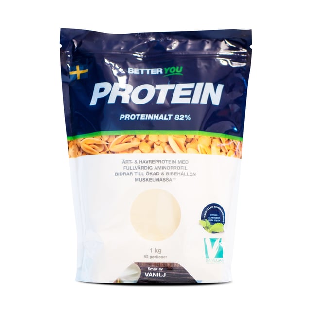 Better You Ärt- & Havreprotein Vanilj 1 kg