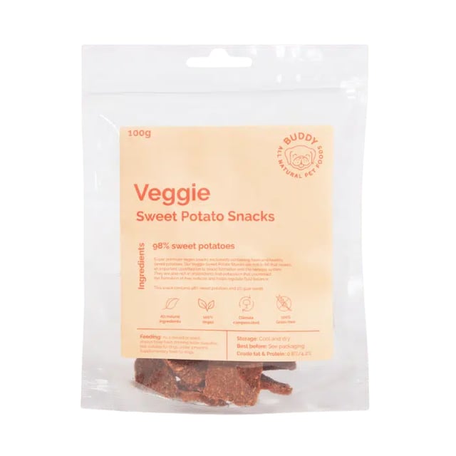 BUDDY Veggie Sweet Potato Snacks 100g