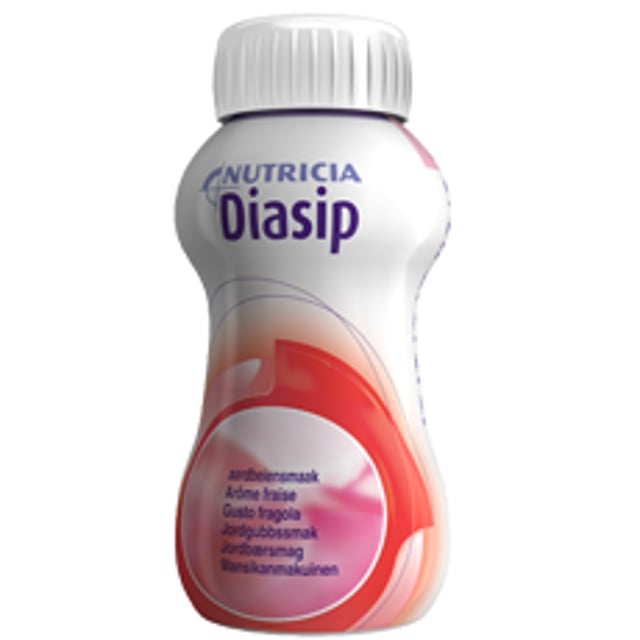 Diasip Näringsdryck Jordgubb 4 x 200 ml