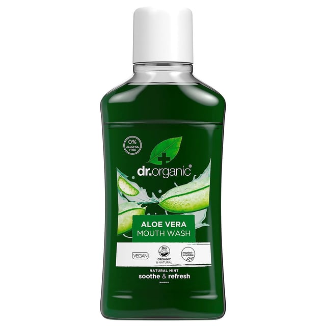 Dr Organic Aloe Vera Refreshing Mouthwash 500 ml