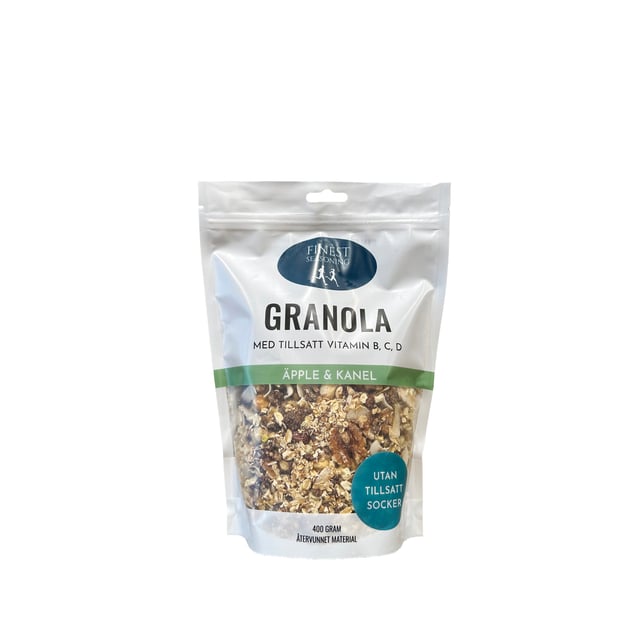 Finest Seasoning Granola Äpple & Kanel 400g