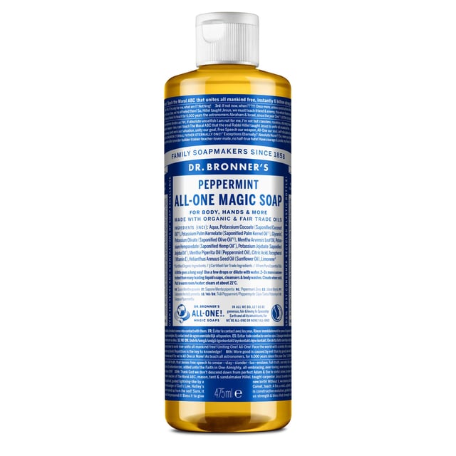 Dr. Bronner's All One Peppermint Liquid Soap 475 ml