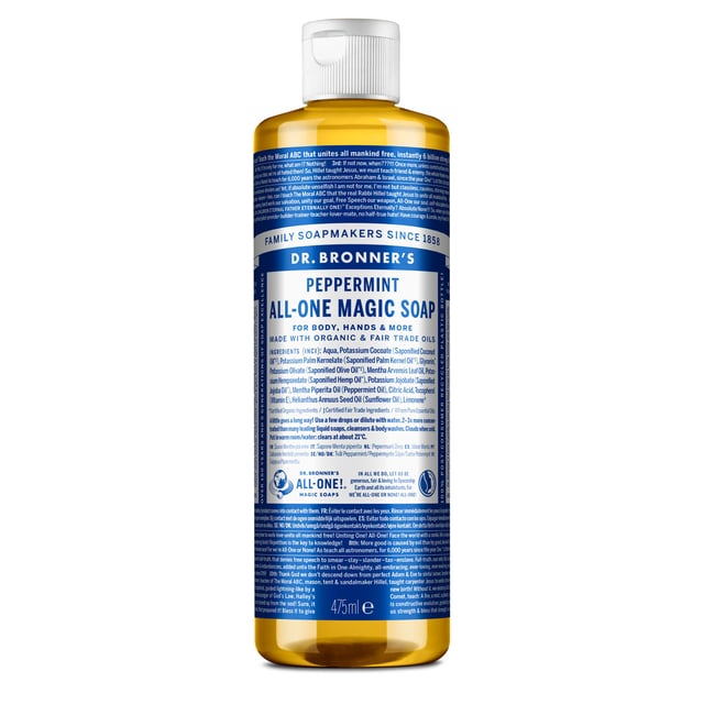 Dr. Bronner's All One Peppermint Liquid Soap 475 ml