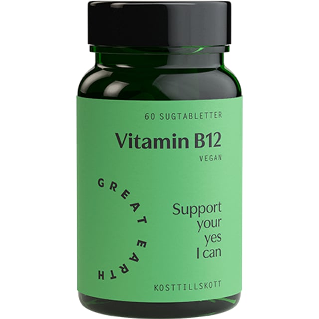 Great Earth B12 500μg 60 sugtabletter