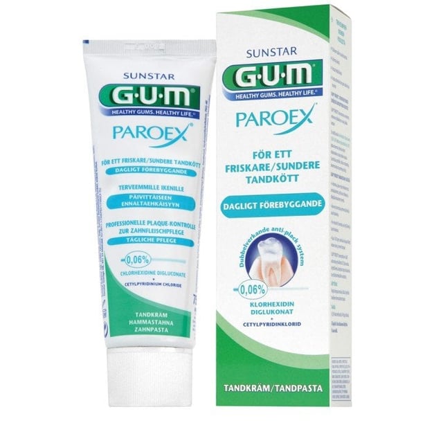 GUM Paroex Tandkräm 0,06 %, 75 ml