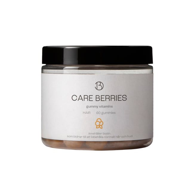 Care Berries Hair Gummies 60 tabletter