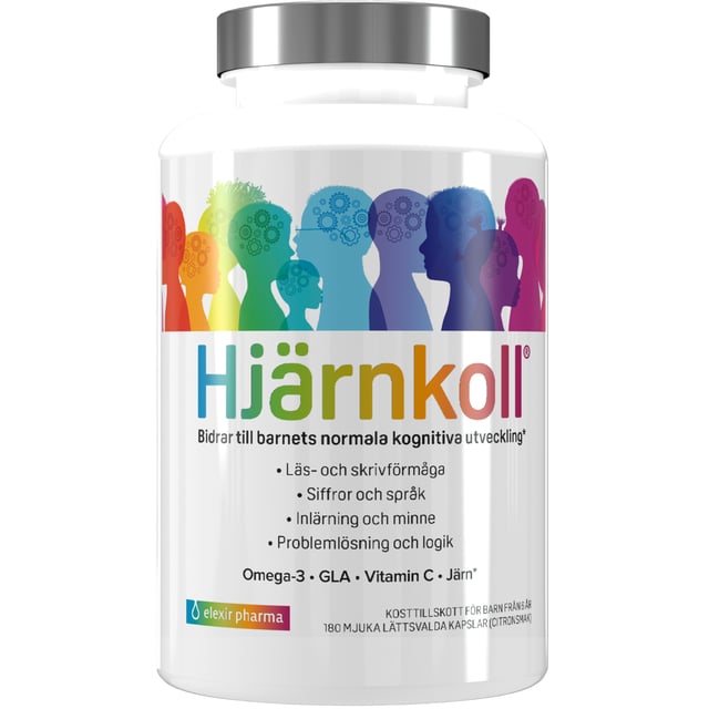 Hjärnkoll Multivitamin 180 kapslar