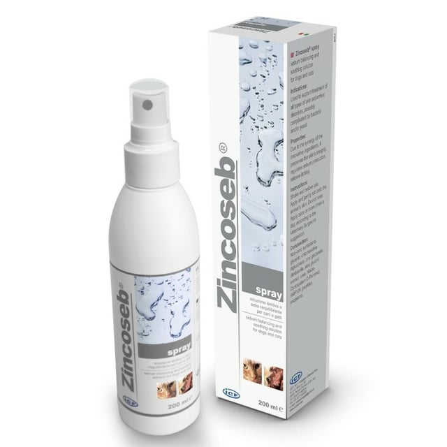 ICF Zincoseb Spray för hund, häst & katt 200 ml