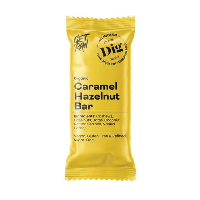 GET RAW Caramel & Hazelnut