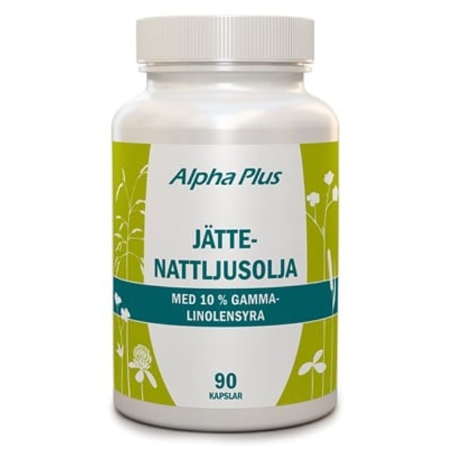 Alpha Plus Jättenattljusolja 90 kapslar