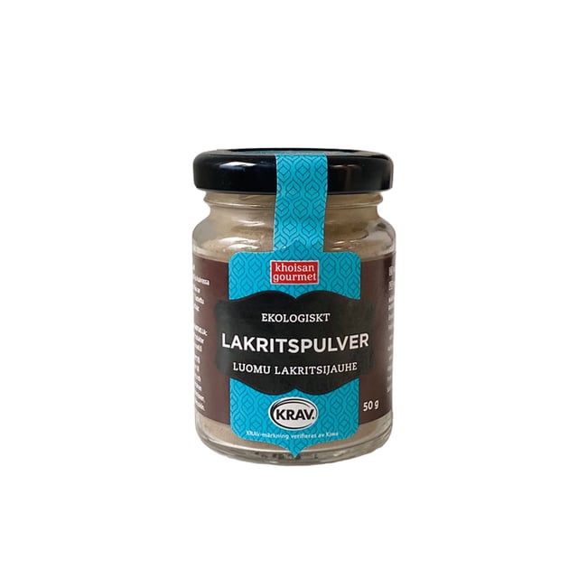 Khoisan Gourmet Lakritspulver KRAV 50 g