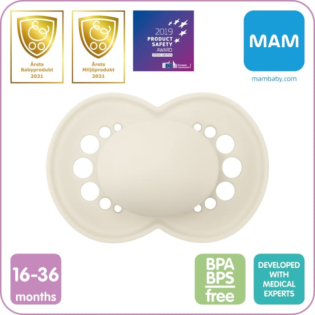 MAM Original Nappar 16-36 Månader Latex 2 st - Olika färger