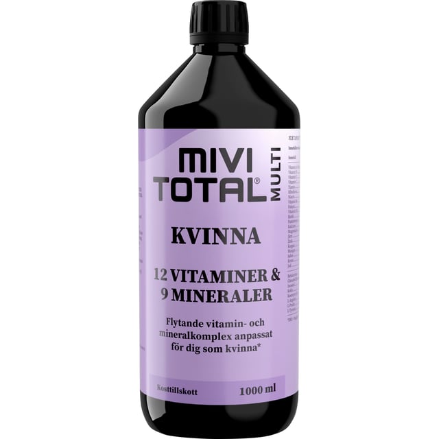 Mivitotal Kvinna Multivitaminer & Mineraler 1000 ml