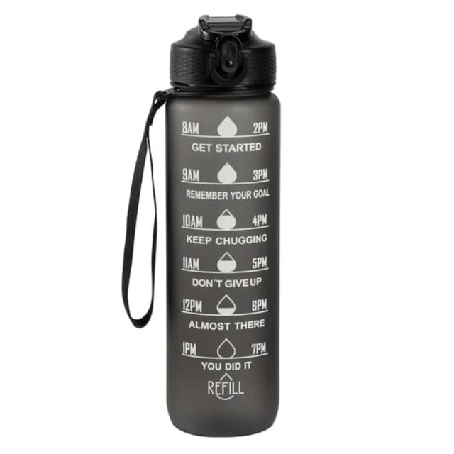 The Hollywood Motivational Bottle Black 1000 ml