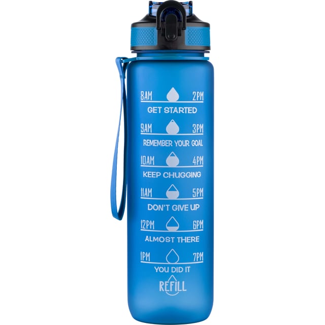 The Hollywood Motivational Bottle Blue 1000 ml