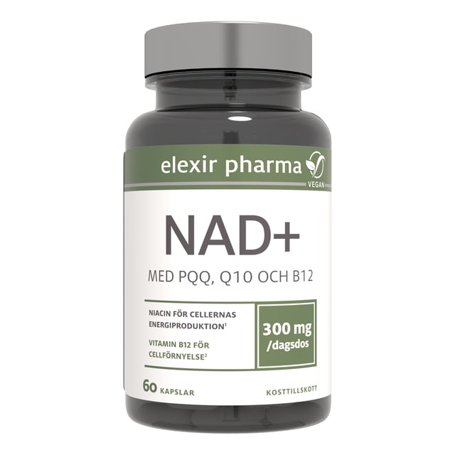 Elexir Pharma NAD+ 60 kapslar