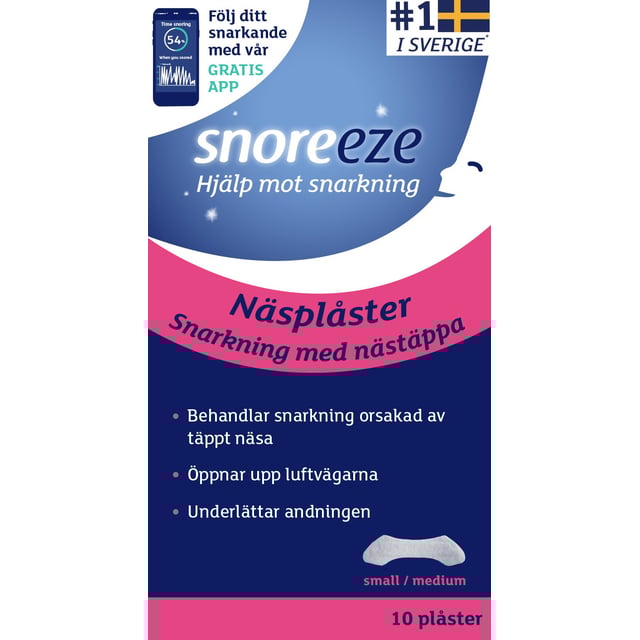 Snoreeze Näsplåster small/medium