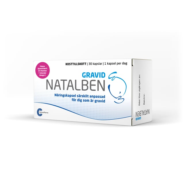 Natalben Gravid kosttillskott 30 kapslar