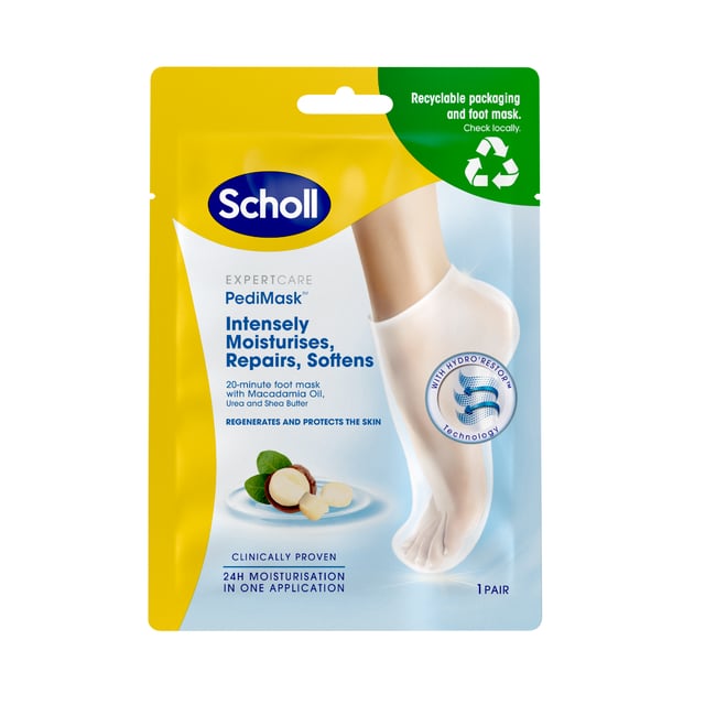 Scholl Mjukgörande Fotmask 2 st