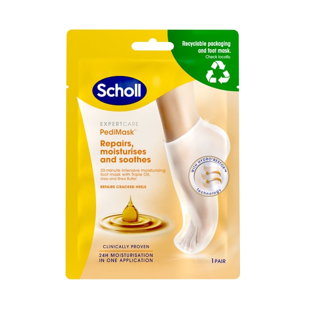 Scholl Mjukgörande Fotmask Med Olja 2 st