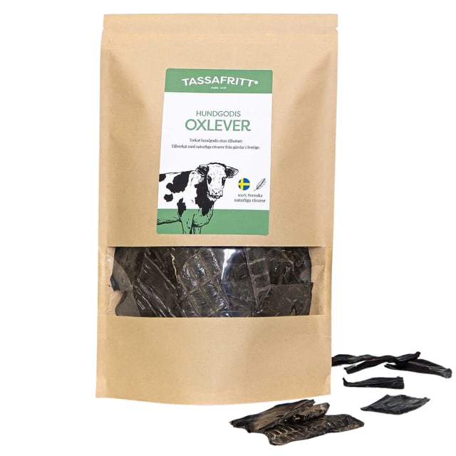 Tassafritt Hundgodis Oxlever 100 g