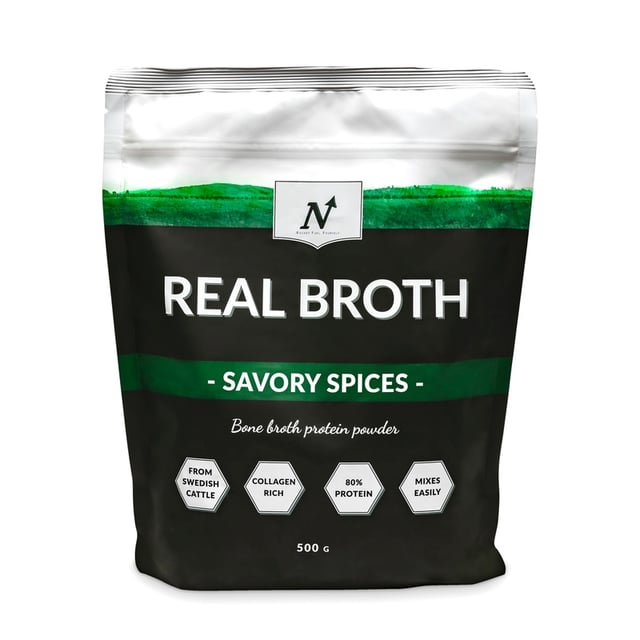 Nyttoteket Real Broth Savory Spices Benbuljong 500 g