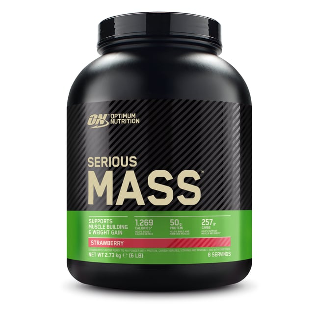 Optimum Nutrition Serious Mass Strawberry 2727g
