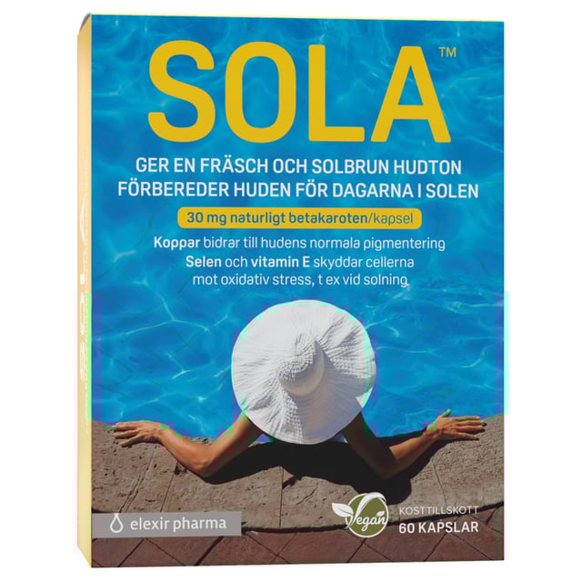 Elexir Pharma SOLA Betakaroten 60 kapslar