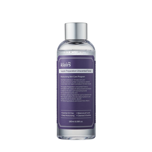 Klairs Supple Preparation Unscented Toner 180 ml