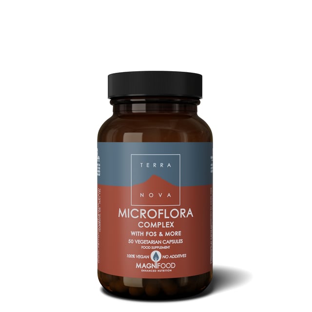 Terranova Microflora Complex with FOS & More 50 kapslar