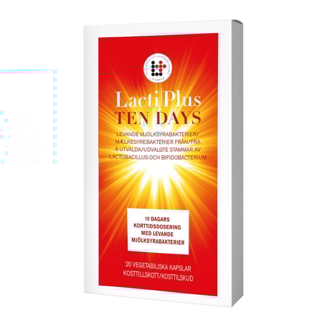 LactiPlus Ten Days Mjölksyrabakterier 20 st