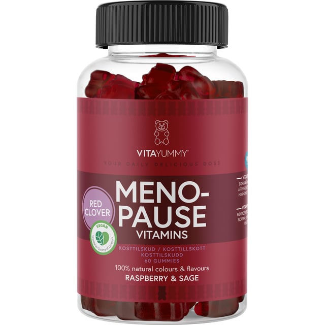 Vitayummy Menopause Raspberry & Sage 60 tuggtabletter