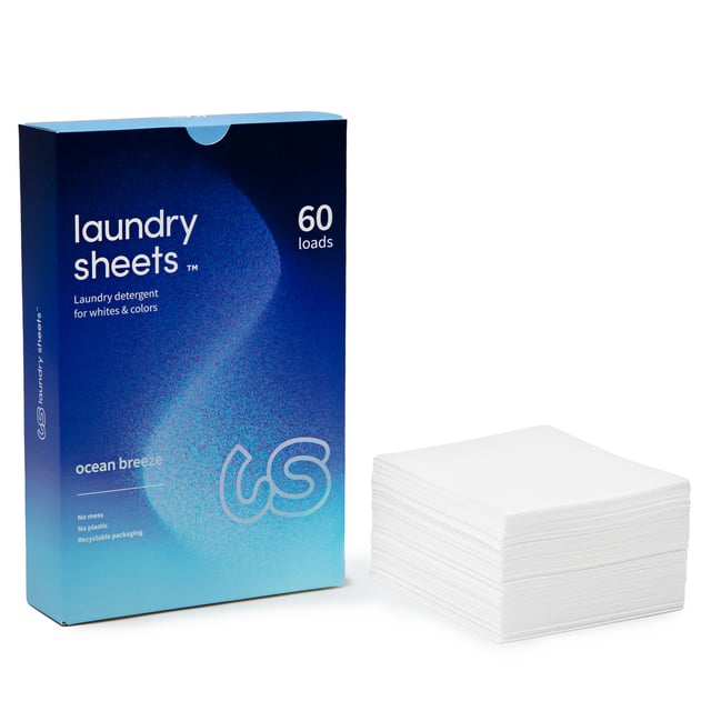 LAUNDRY SHEETS Tvättmedel Ocean Breeze 60st