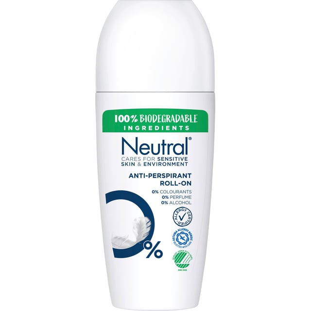 Neutral Original Antiperspirant Deo Roll-on Parfymfri 50 ml | Hudvård - Kroppsvård - Deodorant - Antiperspirant | Apoteka