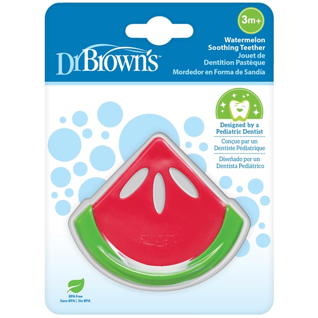 Dr.Brown Soothing Teether - Watermelon Coolees | Hårvård - Schampo - Schampo för skadat hår | Apoteka