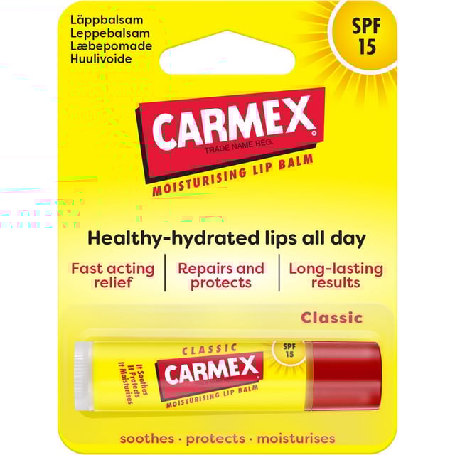 Carmex Läppbalsam i stick 4,25 g | Hudvård - Ansiktsvård - Läppbalsam & läppskrubb | Apoteka