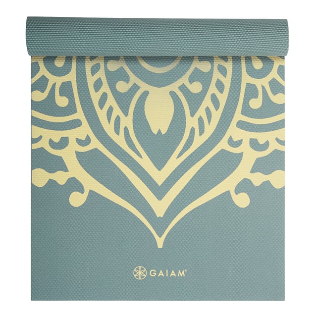 Gaiam Iceberg Sundial Layers Yoga Mat Printed 5mm | Träning - Yoga,Träning - Träningsredskap | Apoteka