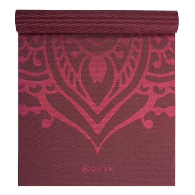 Gaiam Cherry Sundial Layers Yoga Mat Printed 5mm | Träning - Yoga,Träning - Träningsredskap | Apoteka