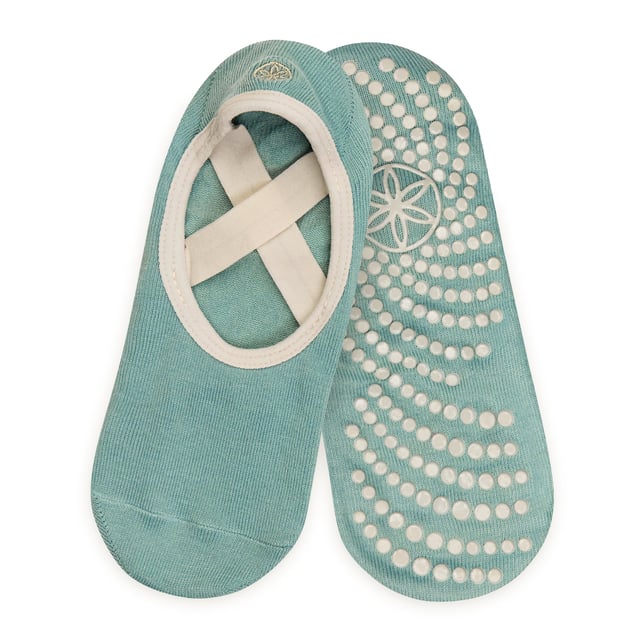 Gaiam Grippy Yoga Barre Socks Iceberg