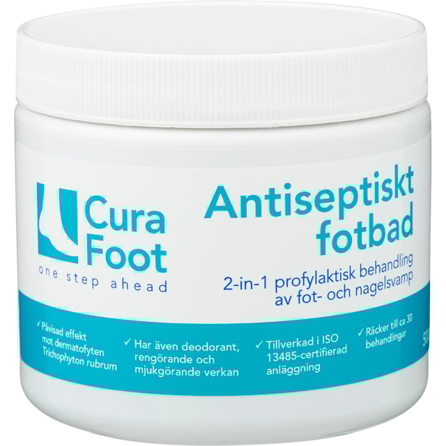 CuraFoot Antiseptiskt Fotbad 500 g | Hudvård - Händer & fötter - Fotvård - Fotsvamp,Hudvård - Händer & fötter - Fotvård - Fotbad | Apoteka